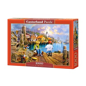 Castorland (C-104192) - "Am Hafen" - 1000 Teile Puzzle