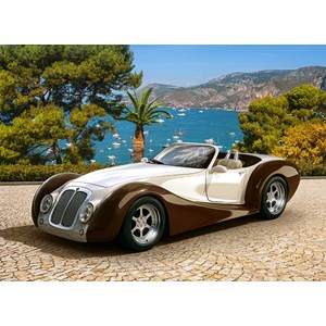 Castorland (B-27538) - "Roadster in Riviera" - 260 Teile Puzzle