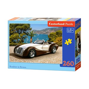 Castorland (B-27538) - "Roadster in Riviera" - 260 Teile Puzzle
