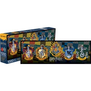 Aquarius (73029) - "Harry Potter - Crests" - 1000 Teile Puzzle