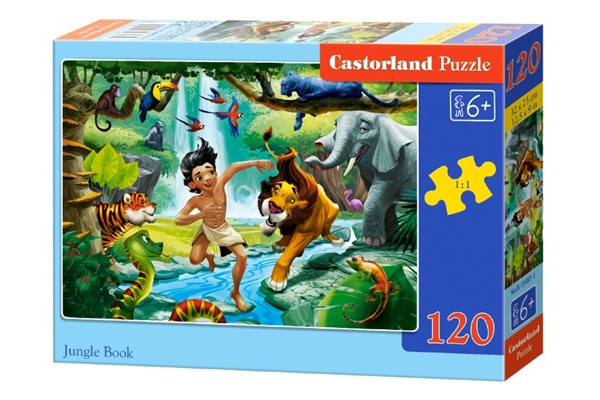 Castorland (B-13487) - "Dschungelbuch" - 120 Teile Puzzle