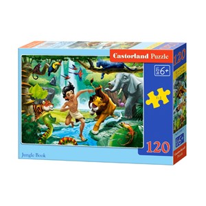 Castorland (B-13487) - "Dschungelbuch" - 120 Teile Puzzle