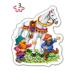 Castorland (B-005109) - "Snow White's Story" - 3 4 6 9 Teile Puzzle