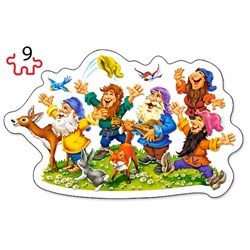 Castorland (B-005109) - "Snow White's Story" - 3 4 6 9 Teile Puzzle