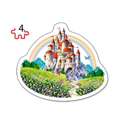 Castorland (B-005109) - "Snow White's Story" - 3 4 6 9 Teile Puzzle