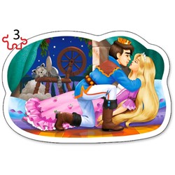 Castorland (B-005093) - "Fairytale Love" - 3 4 6 9 Teile Puzzle