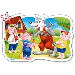 Castorland (B-005086) - "Classic Fairy Tales" - 3 4 6 9 Teile Puzzle