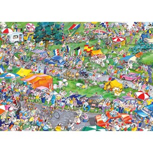 Heye (29888) - Roger Blachon: "Das Radrennen" - 1000 Teile Puzzle