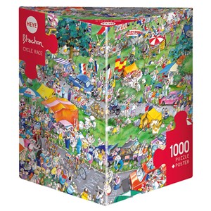 Heye (29888) - Roger Blachon: "Das Radrennen" - 1000 Teile Puzzle