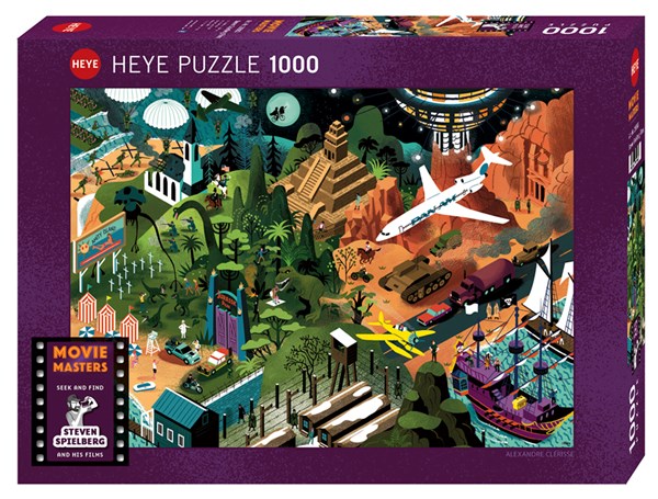 Heye (29883) - Alexandre Clerisse: "Steven Spielberg Films" - 1000 Teile Puzzle
