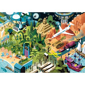 Heye (29883) - Alexandre Clerisse: "Steven Spielberg Films" - 1000 Teile Puzzle