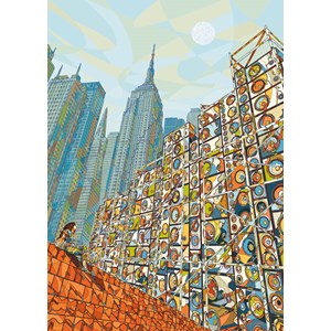 Heye (29876) - HR-FM: "Im Gedanken zu Hause" - 1000 Teile Puzzle