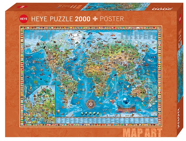 Heye (29846) - Rajko Zigic: "Amazing World" - 2000 Teile Puzzle