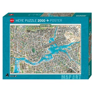 Heye (29844) - "Stadt der populären Musikkultur" - 2000 Teile Puzzle