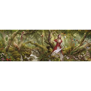 Heye (29869) - Cris Ortega: "Die Musik des Waldes" - 1000 Teile Puzzle