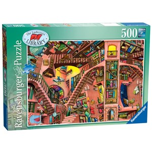 Ravensburger (14204) - Colin Thompson: "The Ludicrous Library" - 500 Teile Puzzle
