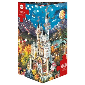 Heye (29700) - Michael Ryba: "Schloss Neuschwanstein" - 2000 Teile Puzzle