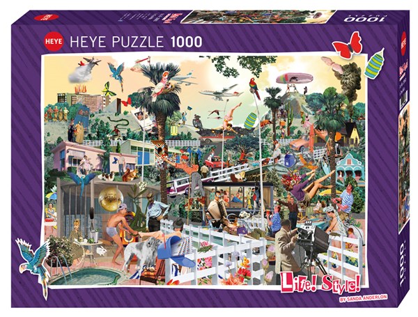 Heye (29863) - Sanda Anderlon: "In The Hills" - 1000 Teile Puzzle