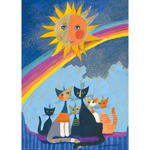 Heye (29854) - Rosina Wachtmeister: "Gold Regen" - 1000 Teile Puzzle
