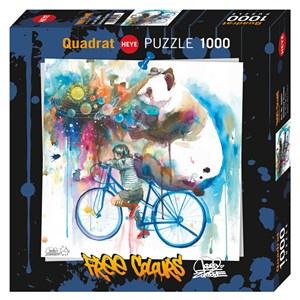 Heye (29851) - Lora Zombie: "Freie Farben" - 1000 Teile Puzzle