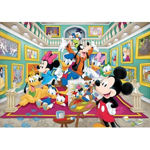 Educa (17695) - "Micky Kunstgalerie" - 1000 Teile Puzzle