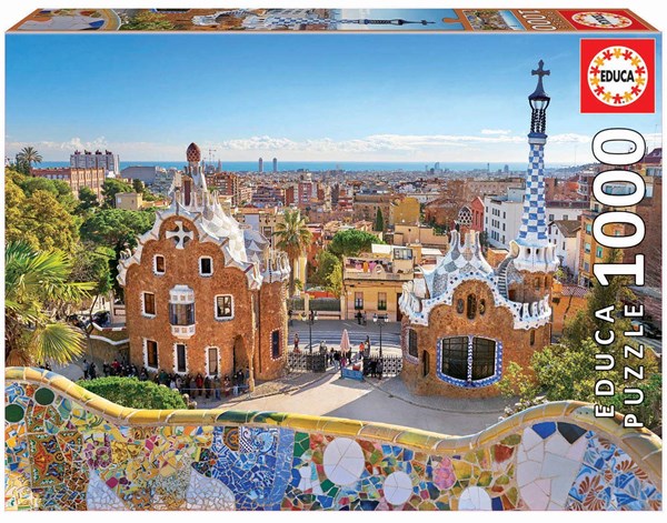 Educa (17966) - "Blick Vom Park Güell" - 1000 Teile Puzzle