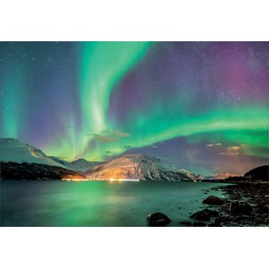 Educa (17967) - "Bezauberndes Polarlicht" - 1000 Teile Puzzle