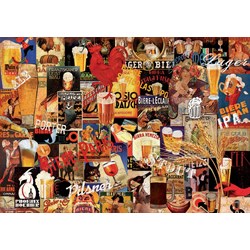 Educa (17970) - "Vintage-Biercollage" - 1000 Teile Puzzle