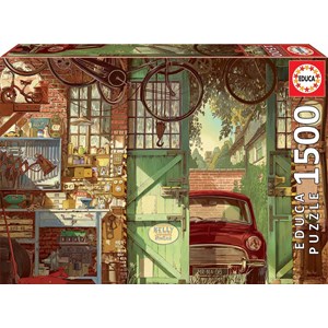 Educa (18005) - Arly Jones: "Nostalgische Garage" - 1500 Teile Puzzle