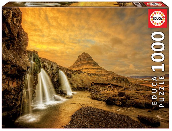 Educa (17971) - "Kirkjufellsfoss Wasserfall, Island" - 1000 Teile Puzzle