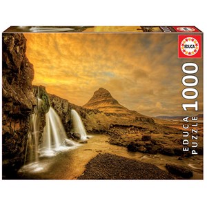 Educa (17971) - "Kirkjufellsfoss Wasserfall, Island" - 1000 Teile Puzzle