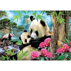 Educa (17995) - "Panda" - 1000 Teile Puzzle