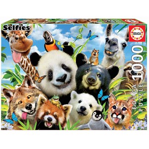 Educa (18117) - "Verrücktes Selfie" - 1000 Teile Puzzle