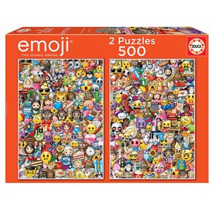 Educa (17992) - "Emoji" - 500 Teile Puzzle