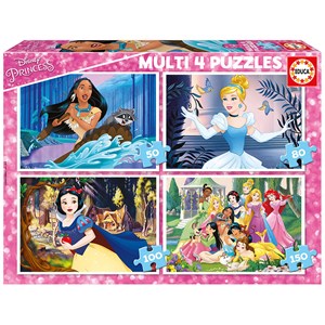 Educa (17637) - "Disney Princess" - 50 80 100 150 Teile Puzzle