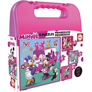 Educa (17638) - "Minnie Happy Helpers" - 12 16 20 25 Teile Puzzle