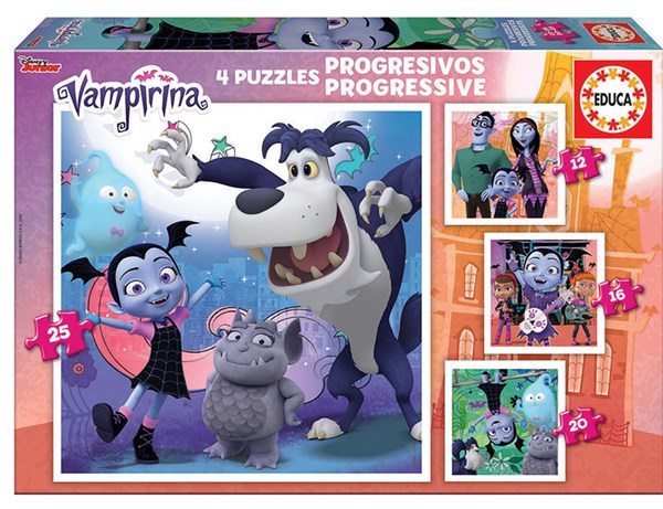 Educa (17941) - "Vampirina" - 12 16 20 25 Teile Puzzle