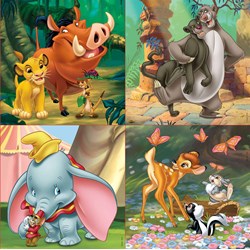 Educa (18104) - "Disney Animals" - 12 16 20 25 Teile Puzzle
