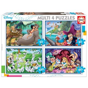 Educa (18105) - "Disney Classics" - 50 80 100 150 Teile Puzzle