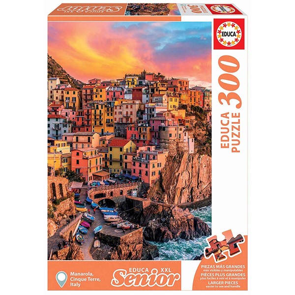 Educa (17980) - "Manarola, Cinque Terre, Italien" - 300 Teile Puzzle
