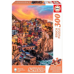 Educa (17980) - "Manarola, Cinque Terre, Italien" - 300 Teile Puzzle