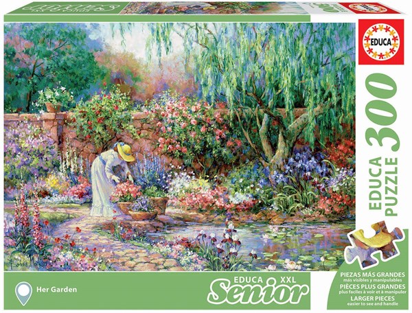Educa (17981) - "Ihr Garten" - 300 Teile Puzzle