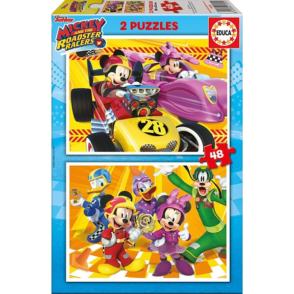 Educa (17239) - "Mickey and the Roadster Racers" - 48 Teile Puzzle