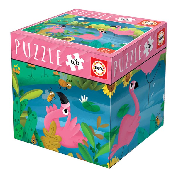 Educa (18073) - "Flamingos" - 48 Teile Puzzle