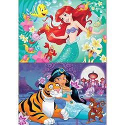 Educa (18213) - "Ariel & Jasmin" - 48 Teile Puzzle