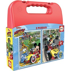 Educa (17639) - "Mickey and the Roadster Racers Case" - 20 Teile Puzzle