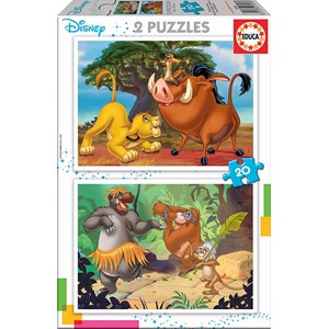 Educa (18103) - "Disney Animals" - 20 Teile Puzzle
