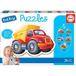 Educa (14866) - "Fahrzeuge" - 3 4 5 Teile Puzzle