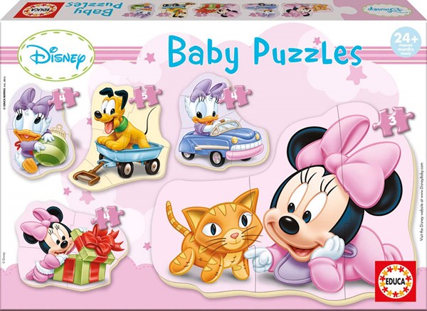 Educa (15612) - "Minnie" - 3 4 5 Teile Puzzle