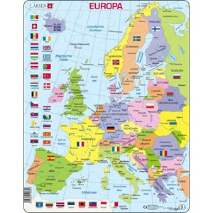 Larsen (K2-DE) - "Europa" - 48 Teile Puzzle